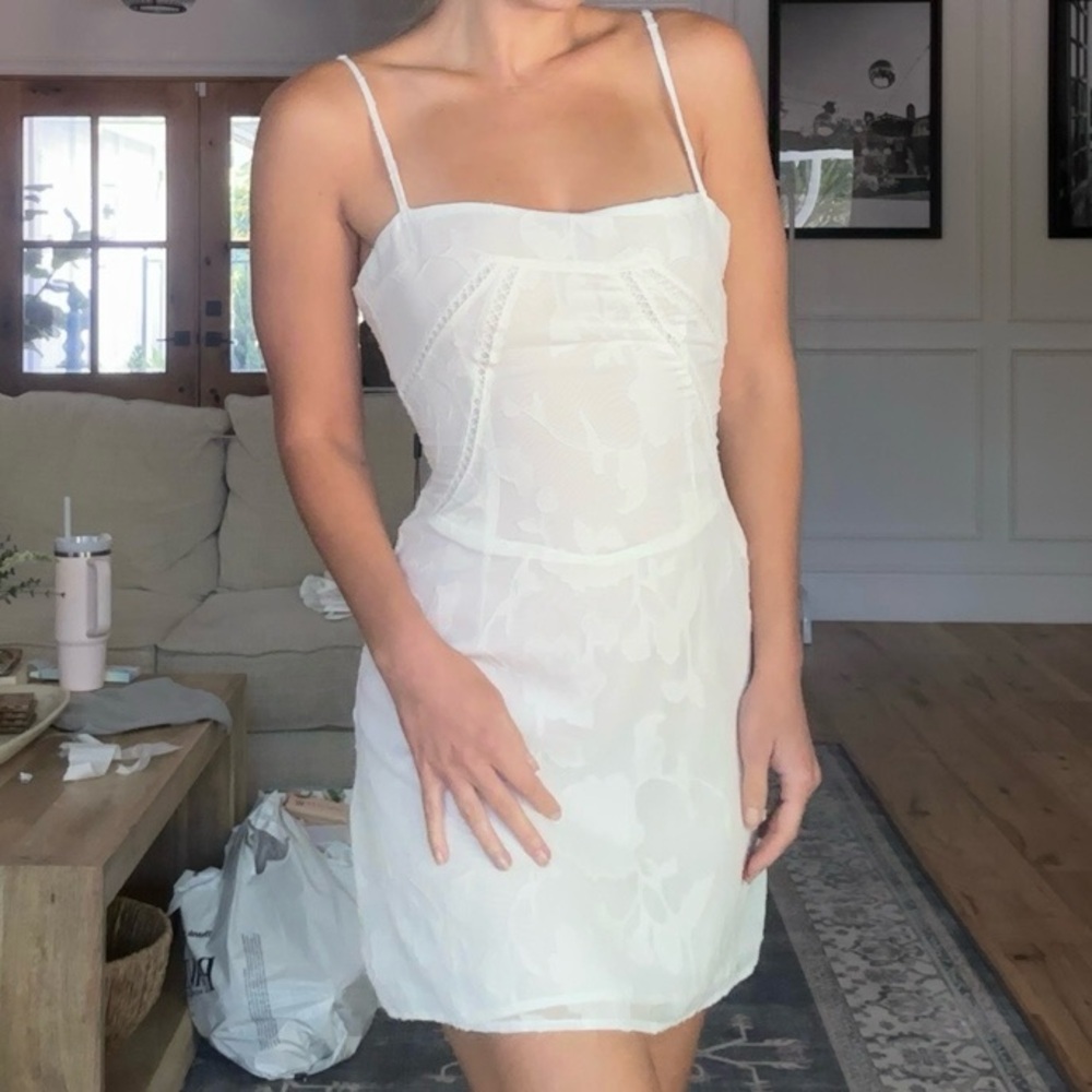White Fox Lace Dress